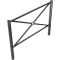City fence element | with flat head | length: 1500 mm